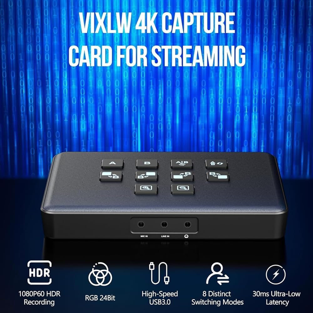 Carte D'Acquisition Vidéo Enregistrement, Carte D'Acquisition Compatible, Carte D'Acquisition à Double Canal.