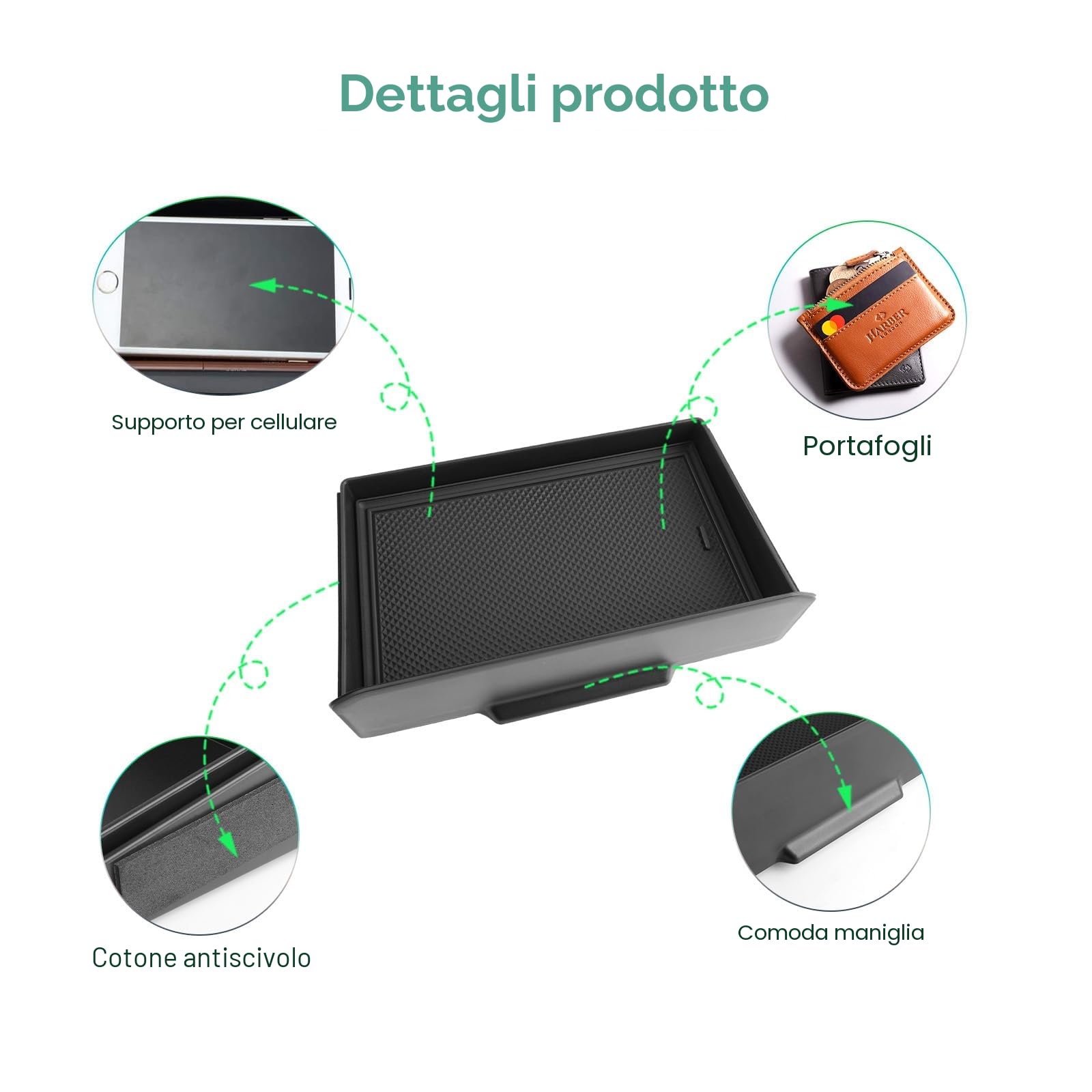 GAFAT Dacia Duster 3 2025 2026 2024/ Dacia Bigster Console Centrale Contenitore Cassetto, Dacia Duster III 2024 Nascosto Organizer Vassoio Per telefono e effetti personali, Accessori Dacia Duster 2025