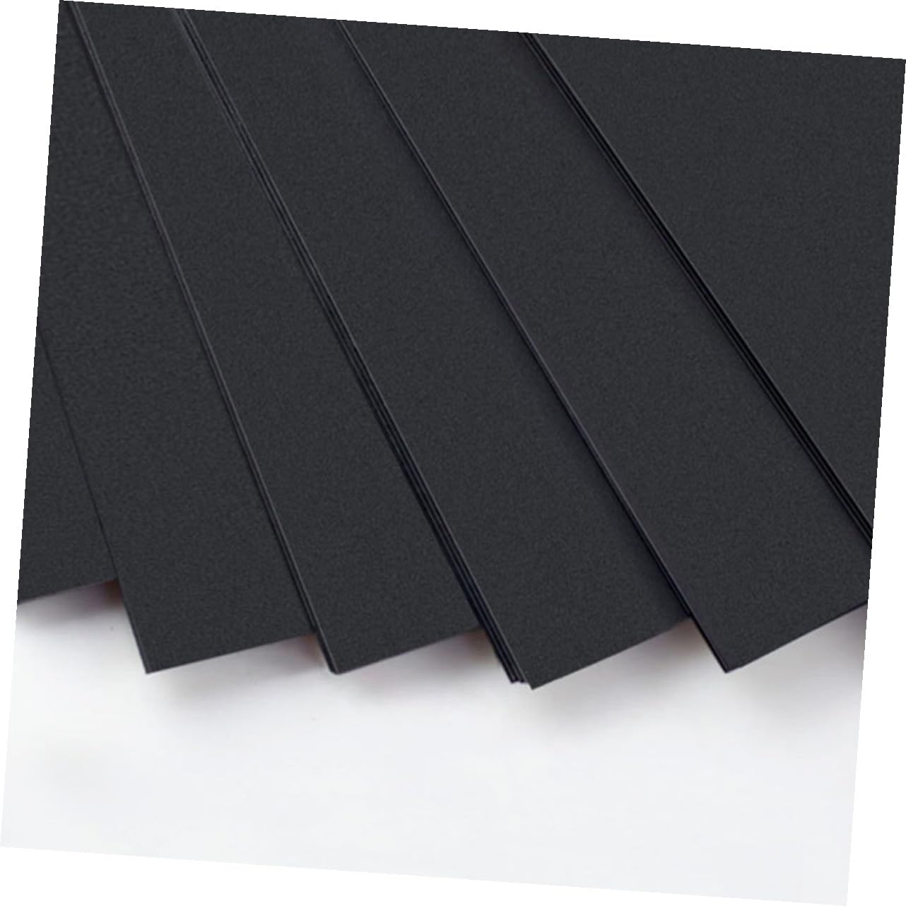 Hohopeti Papier A4 Noir Épais 100 Pièces, Surface Lisse 150g/m², Facile à Couper Écrire, pour Scrapbooking et Autocollants DIY