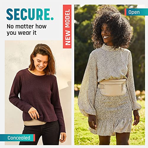 YuanYouTong-Secure-Travel-Money-Belt-Anti-Theft-Passport-Holder-Travel-Wallet-for-Men-Women-Hidden-Under-Clothes-Belt-Wallet-Security-Travel-Pouch-Waterproof-Waist-Bumbag-for-Money-Cards-and-Keys