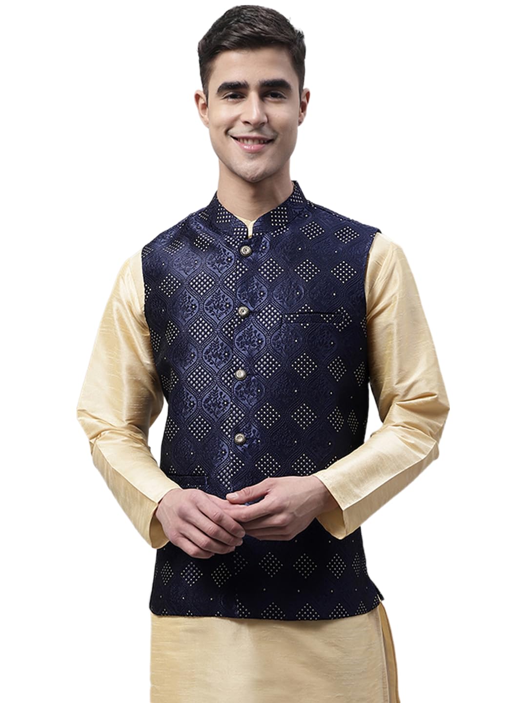 jompers Men's Woven Design Waistcoat-picture-19