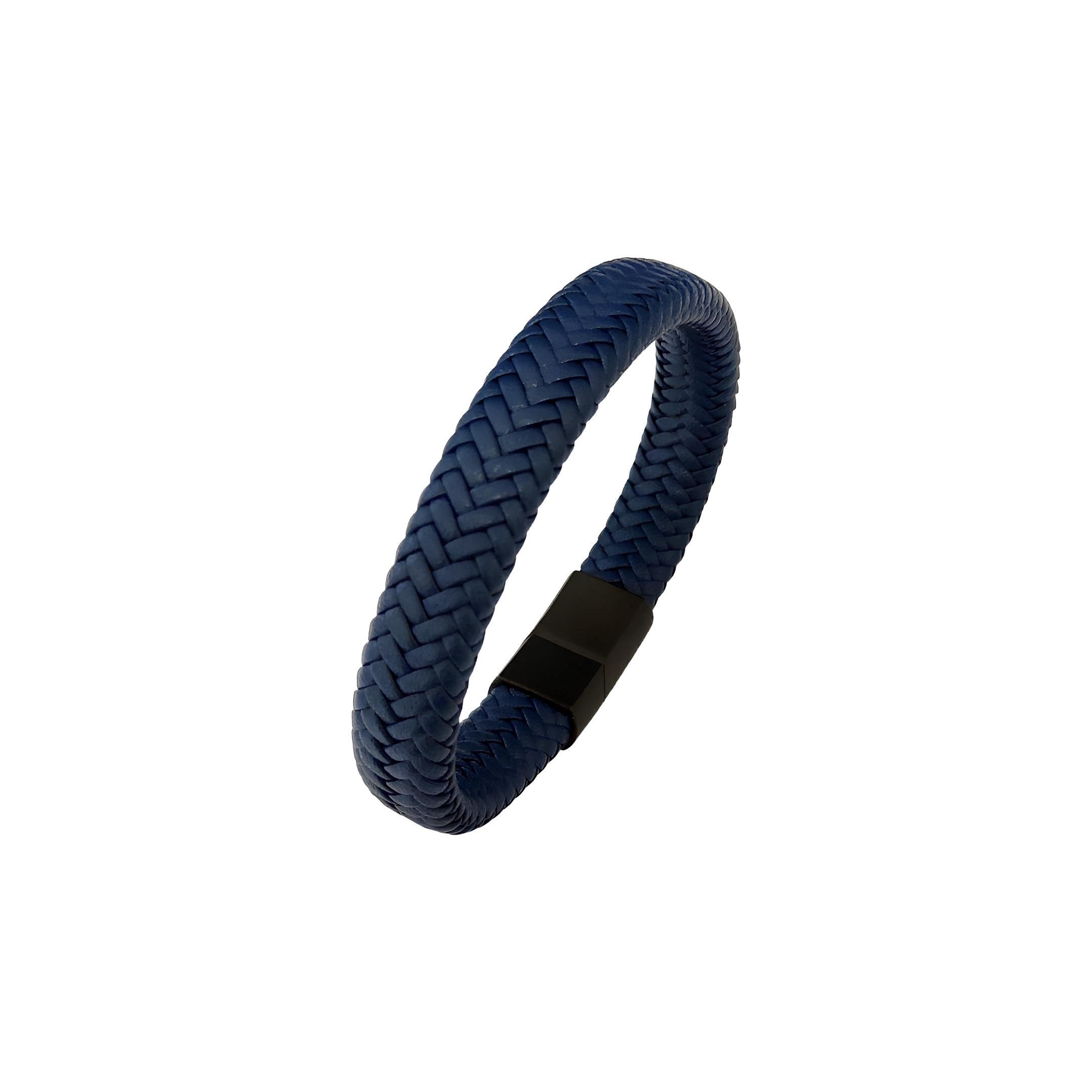 GenericPulsera de cuero para hombres | Cerradura de Acero Inoxidable