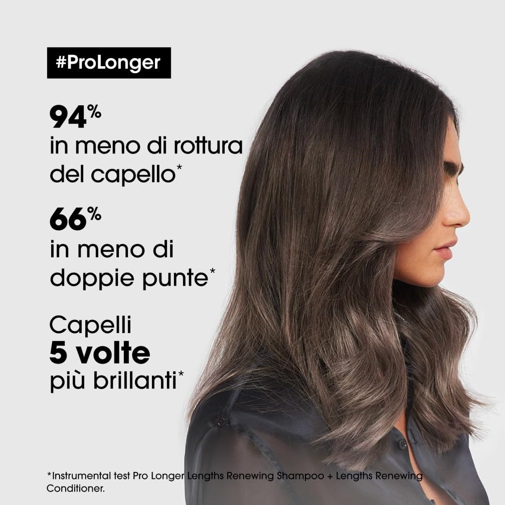 L'Oréal Professionnel Paris | Maschera professionale per capelli lunghi e assottigliati Pro Longer Serie Expert, Formula rinnovatrice, 250 ml