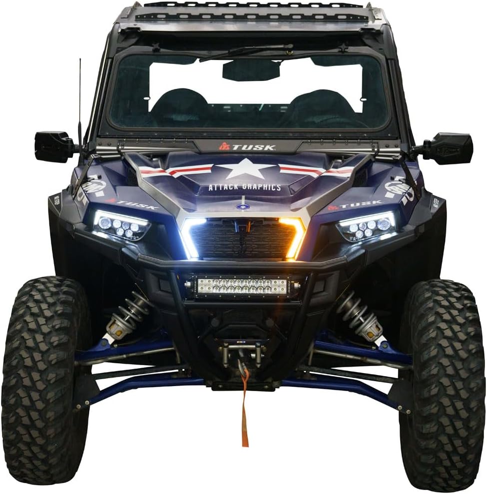 TUSK Plug and Play UTV Signal & Horn Kit with Accent Lights For Polaris GENERAL XP 1000 Premium 2023-2025