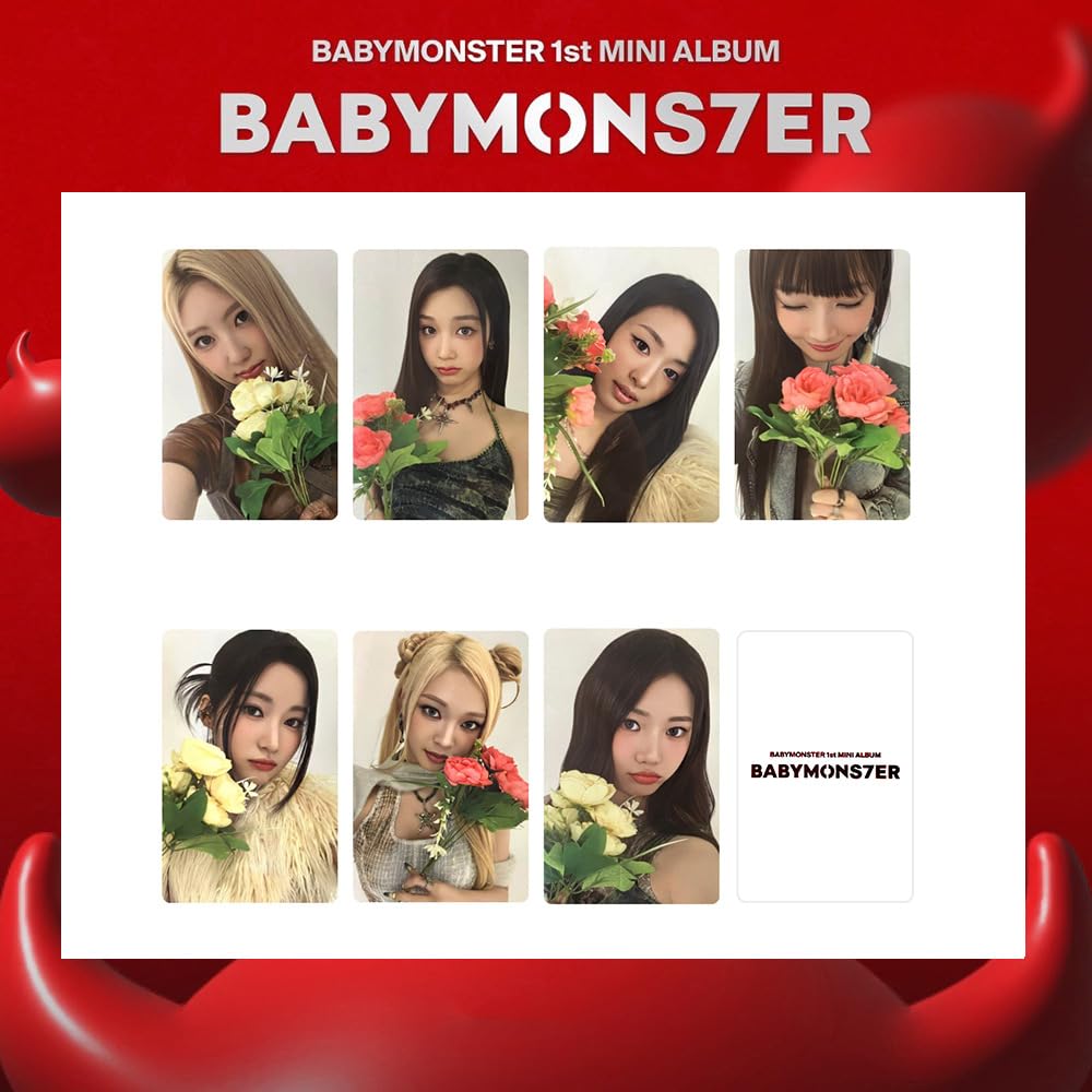 Amazon | KPOP BABYMONSTER BABYMONS7ER フォトカード ポストカード + 