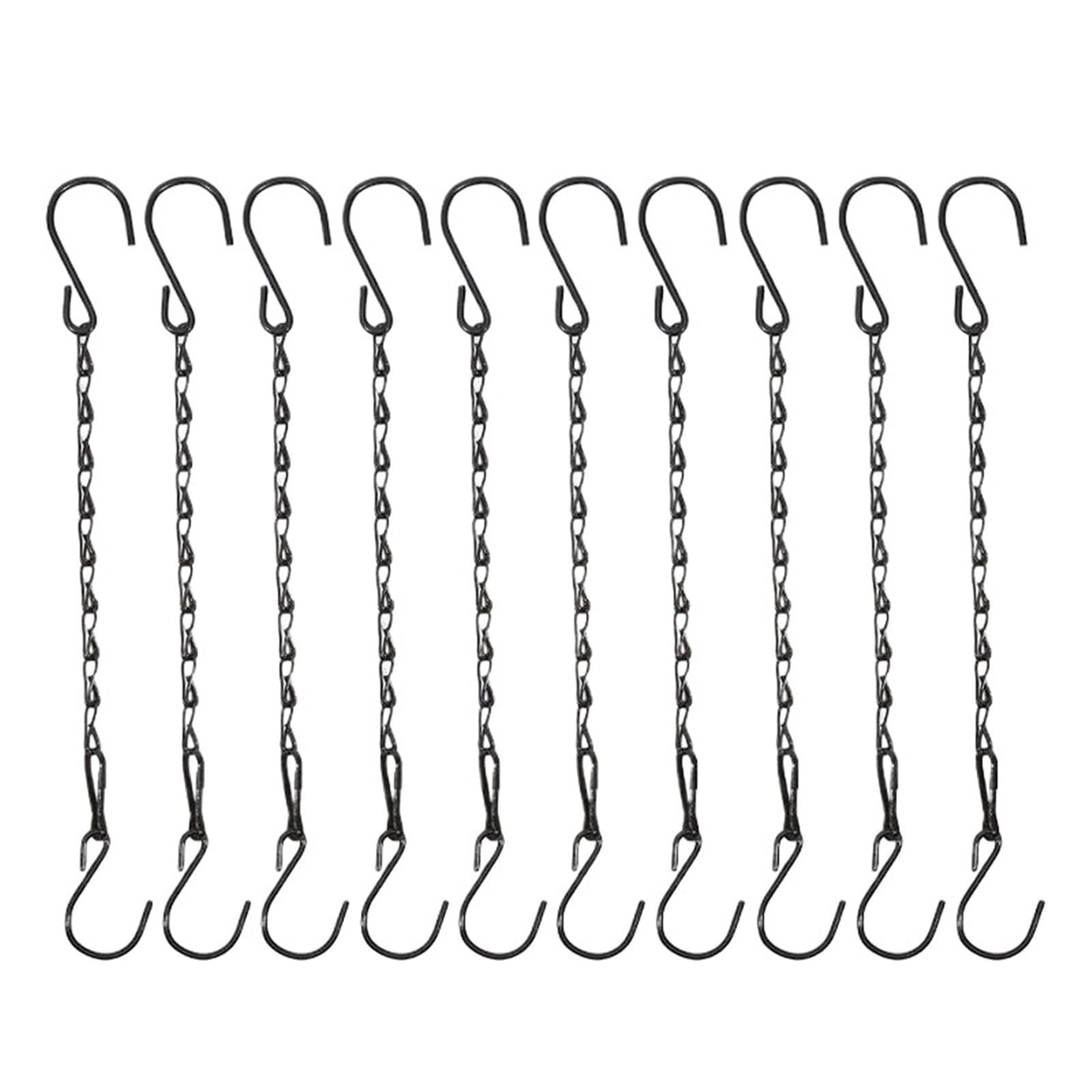 WUYXTO 10/20Pcs Hanging Baskets Chains With Hooks Flower Plant Pot Hanger Chain Pendant Grow Tool For plant