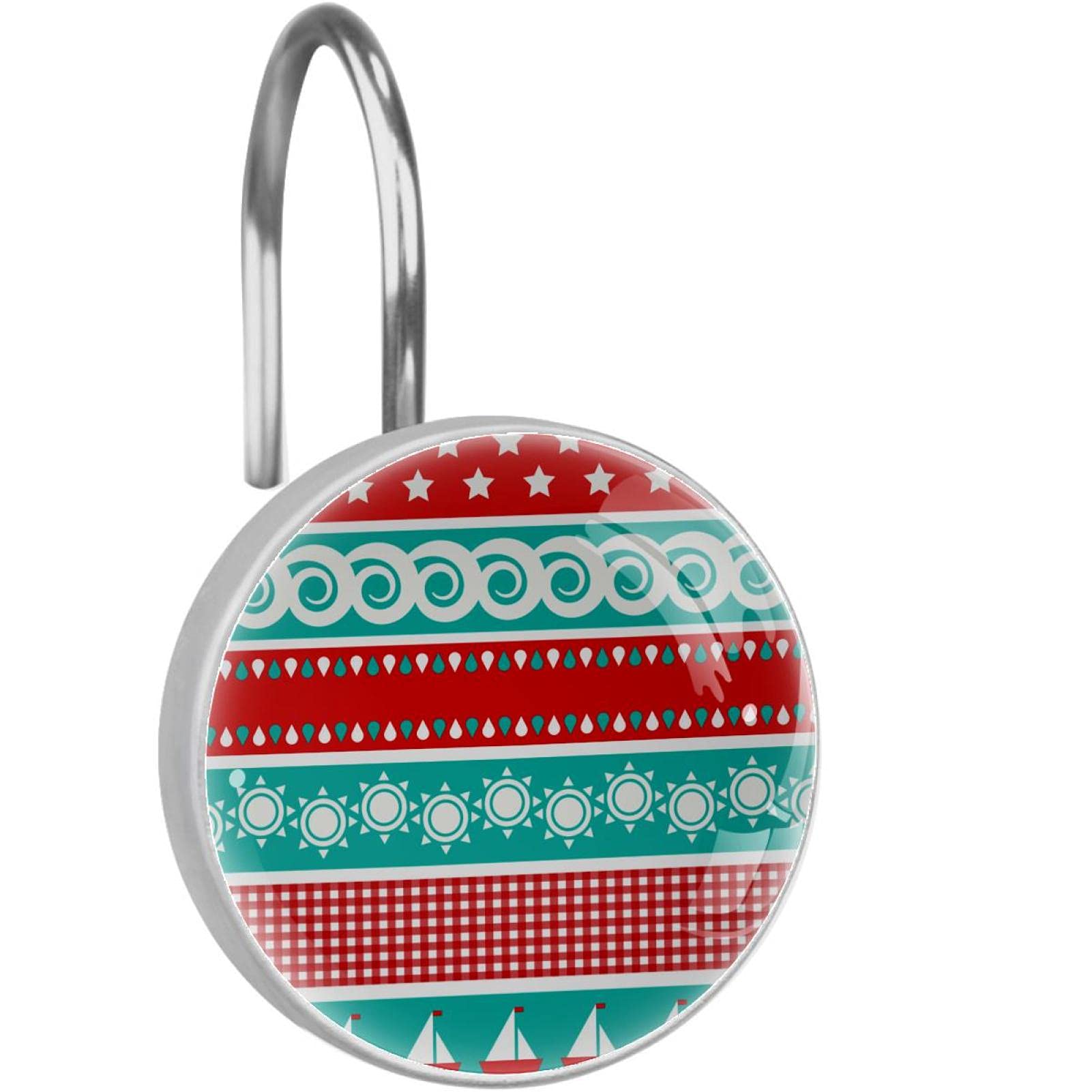 Anneaux de rideau de douche en cristal pour remplacer vos crochets ternes