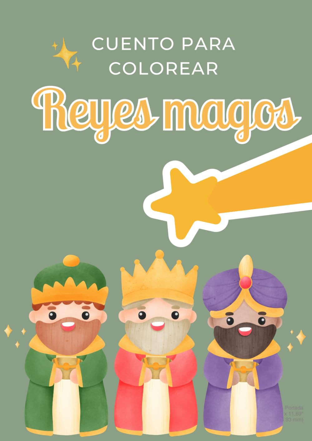 Cuento para Colorear Reyes Magos