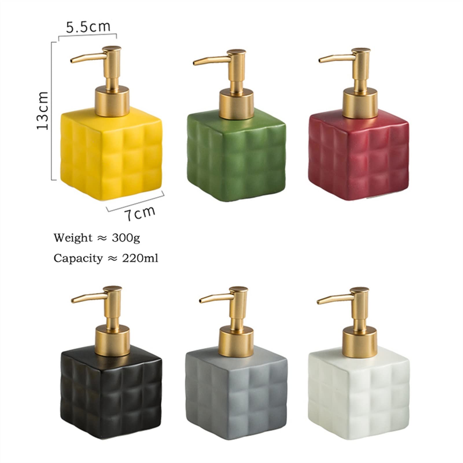 Dosificador Jabon Color Cerámica Cocina Plaza Mano Dispensador De Jabón De Loción De Cerámica Loción De Jabón De Jabón De Jabon Suministros De Baño dispensador champú