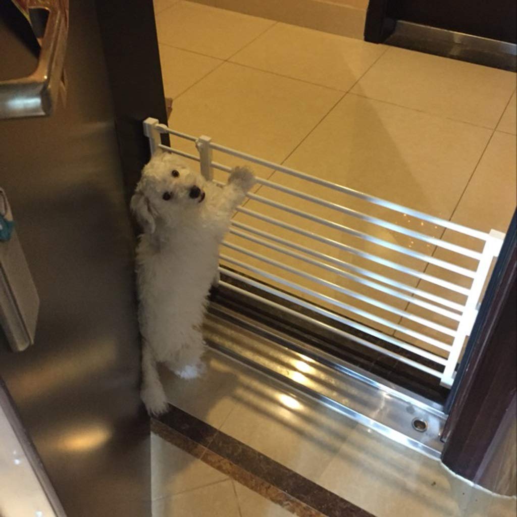 Mertnk Height 35Cm Pet Playpens Safety Gates Retractable Dog Gates Fence Gate Safety Gate Stair Gate Easy To Install For Doorways Stairways Hallways Indoor Staircase-Balusters/Height 35Cm/Length 75-120Cm