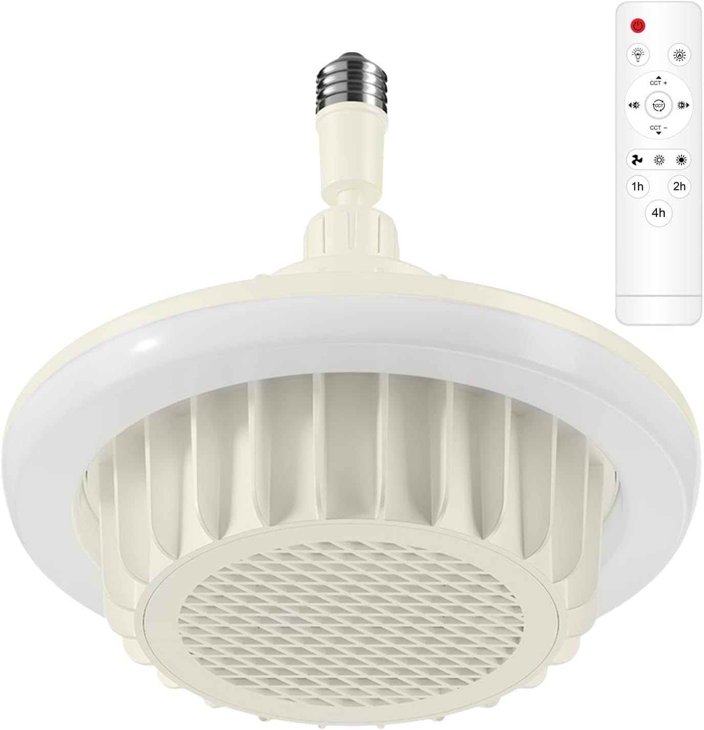 Heater Fan Light - Bathroom Ceiling Heater | Indoor Electric Ceiling, Fan Light, Remote Control, Indoor Heating, Energy Efficient, Safe and Comfortable Warmth, 24.5x16x24.7cm