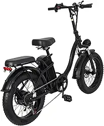 Bicicleta elétrica dobrável portátil para adultos, bicicleta elétrica com motor de 1000 W de potência máxima, bateria removível de 48 V e 19 Ah, autonomia máxima de 100 km