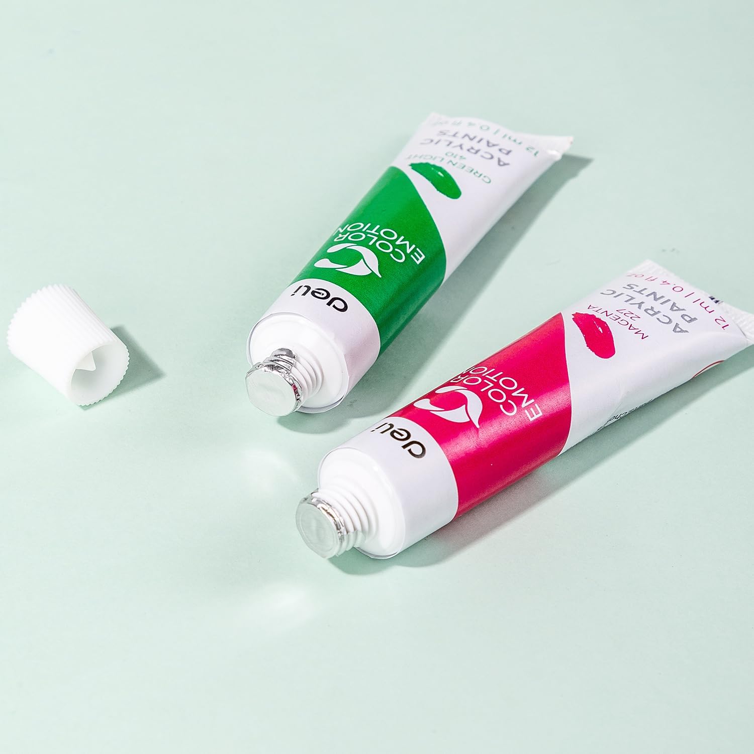 deli EC12-12 Color Emotion Acrylic Paints 12-Pieces