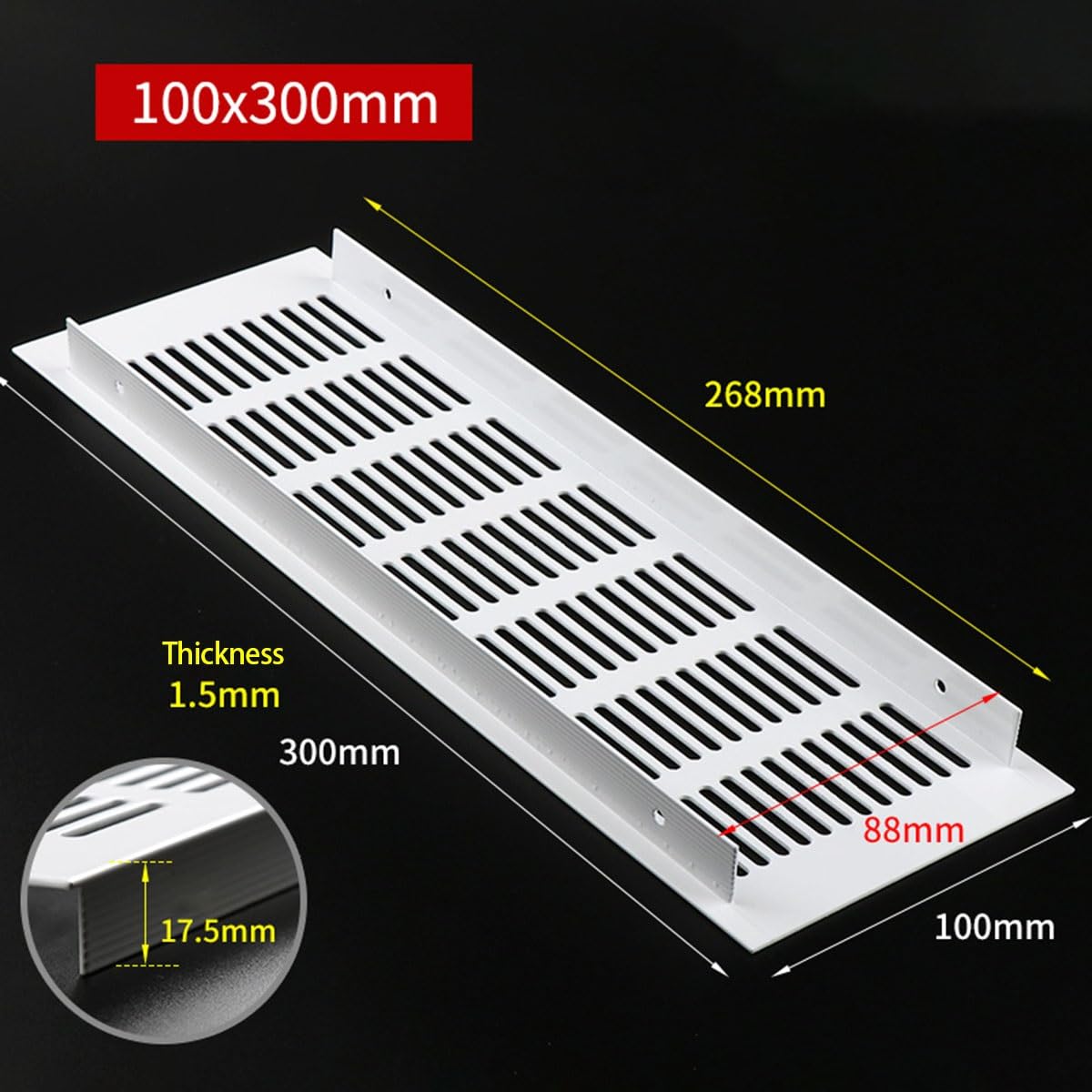 Lüftungsgitter aus Aluminiumlegierung