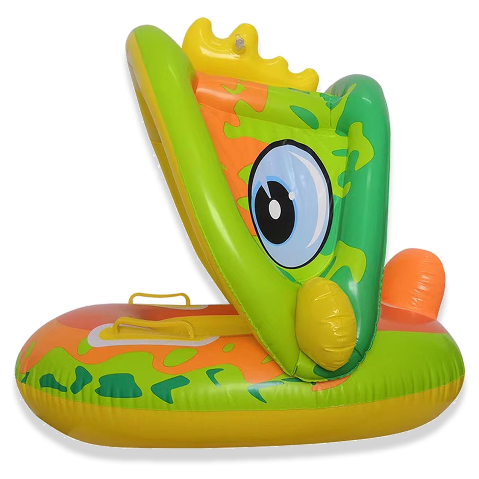 Flotador de Piscina para bebés con Capota,Piscina con sombrilla,Anillo de natación para bebés con Capota extraíble,Anillos de natación inflables para 1-4 años.