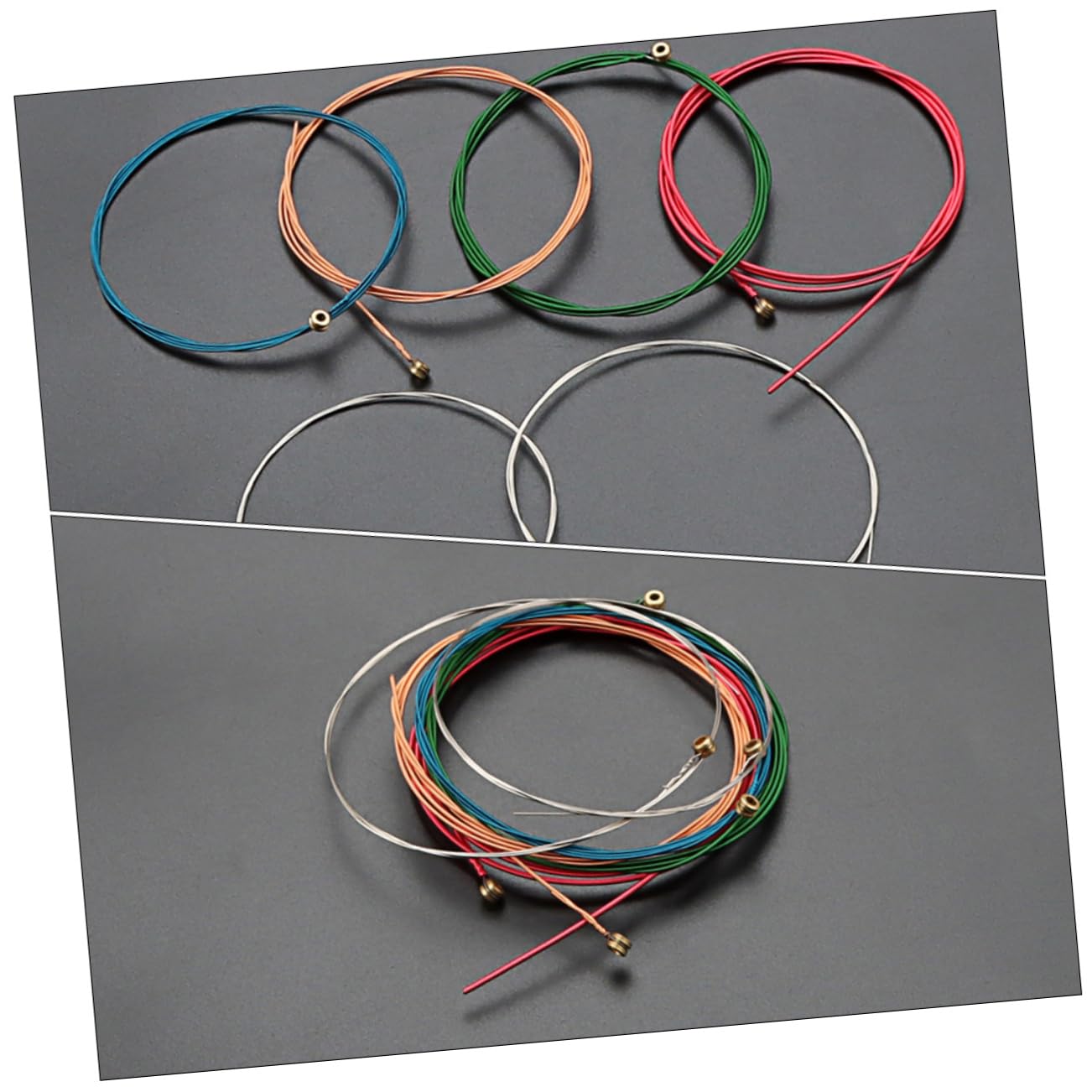 BESTonZON 24pezzi Corde Per Chitarra Folk Acciaio Di Sostituzione Per Strumenti Musicali Suono Eccezionale e Tensione Standard Accessori Per Amanti Della Musica