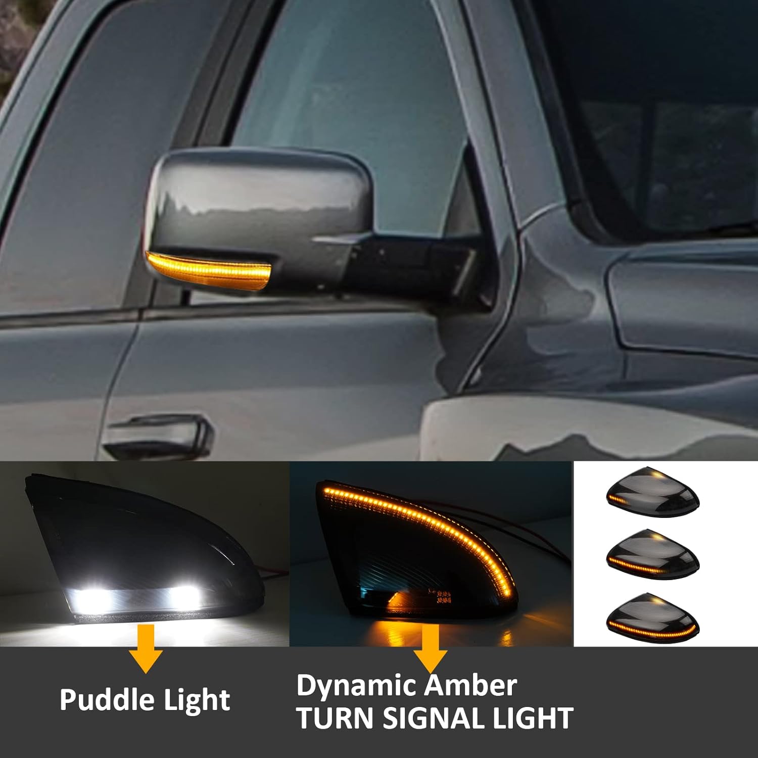 Buy Bestview Sequential Switchback Ram LED Mirror Turn Signal Ram