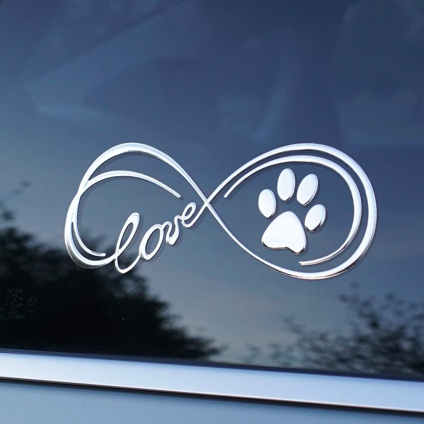 3D Infinity Paw Decal