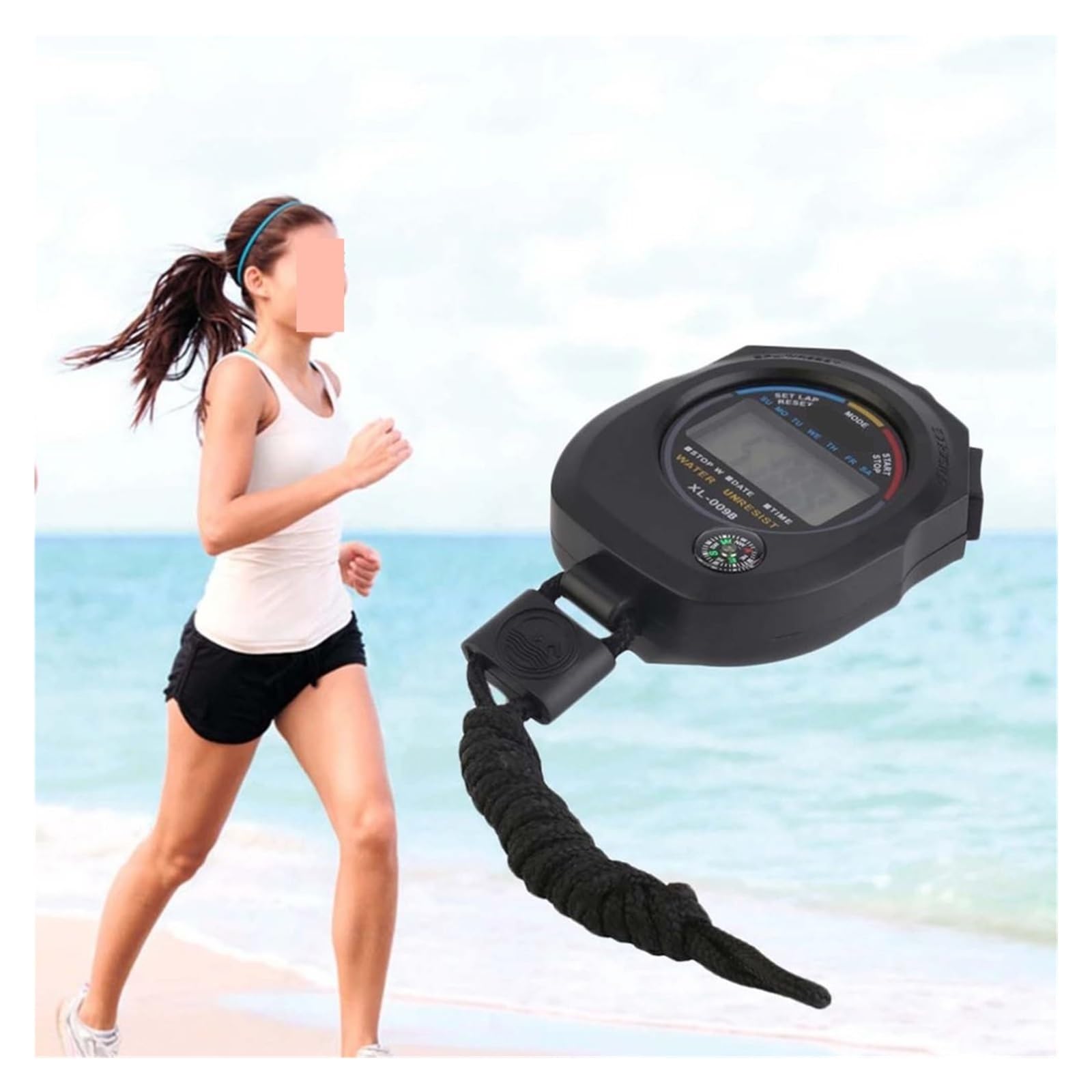 Cyfrowy stoper Timer wielofunkcyjny przenośny Outdoor Sports Running Training Chronograf Alarm Stop
