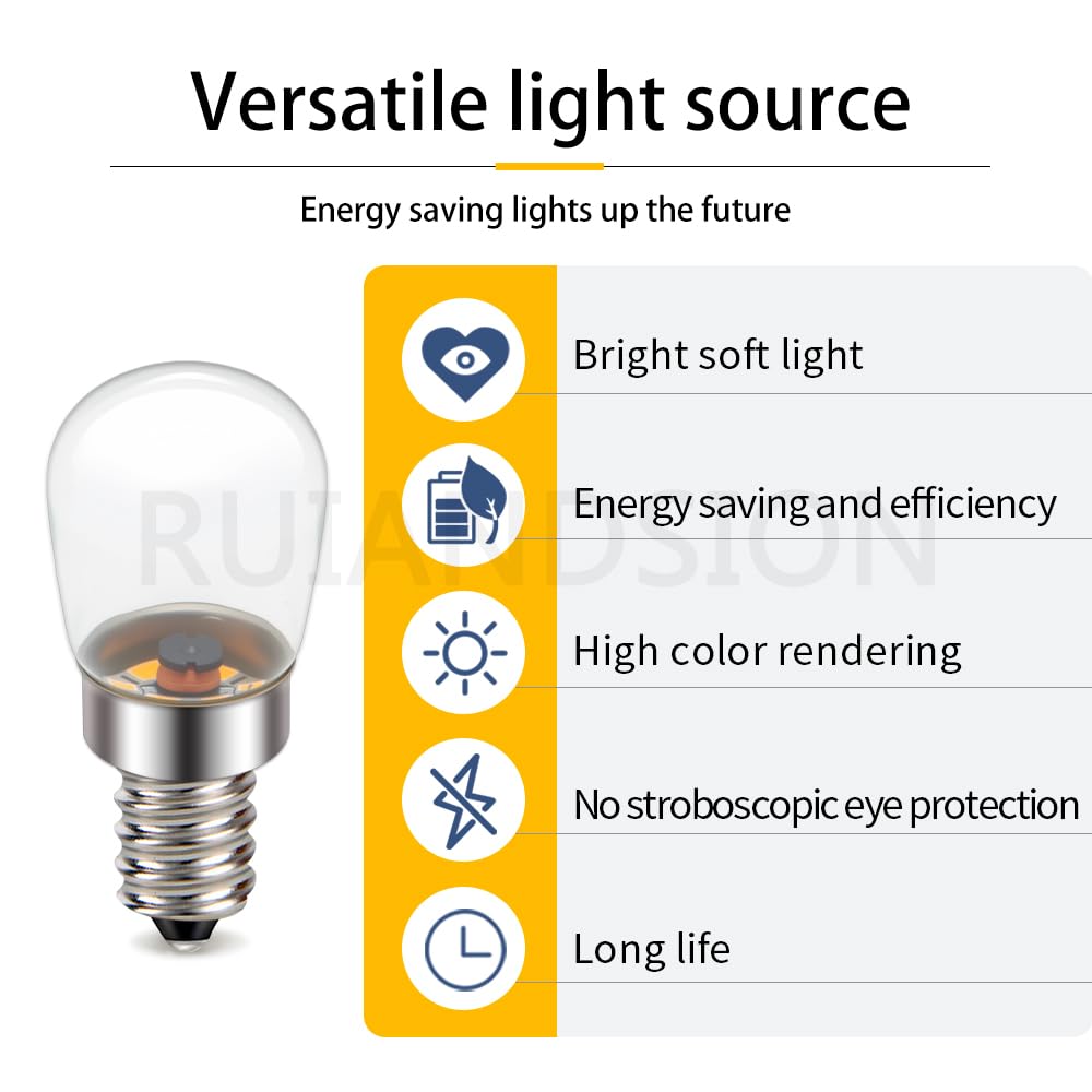 Ruiandsion 10-Pack E12 LED 3000K Caldo per Lampade Antiche Vetrine | Luce calda 3000K valorizza legno, vetro e collezioni.AC85-265V. Basso calore, senza sfarfallio.10 pezzi per tutta la vetrina