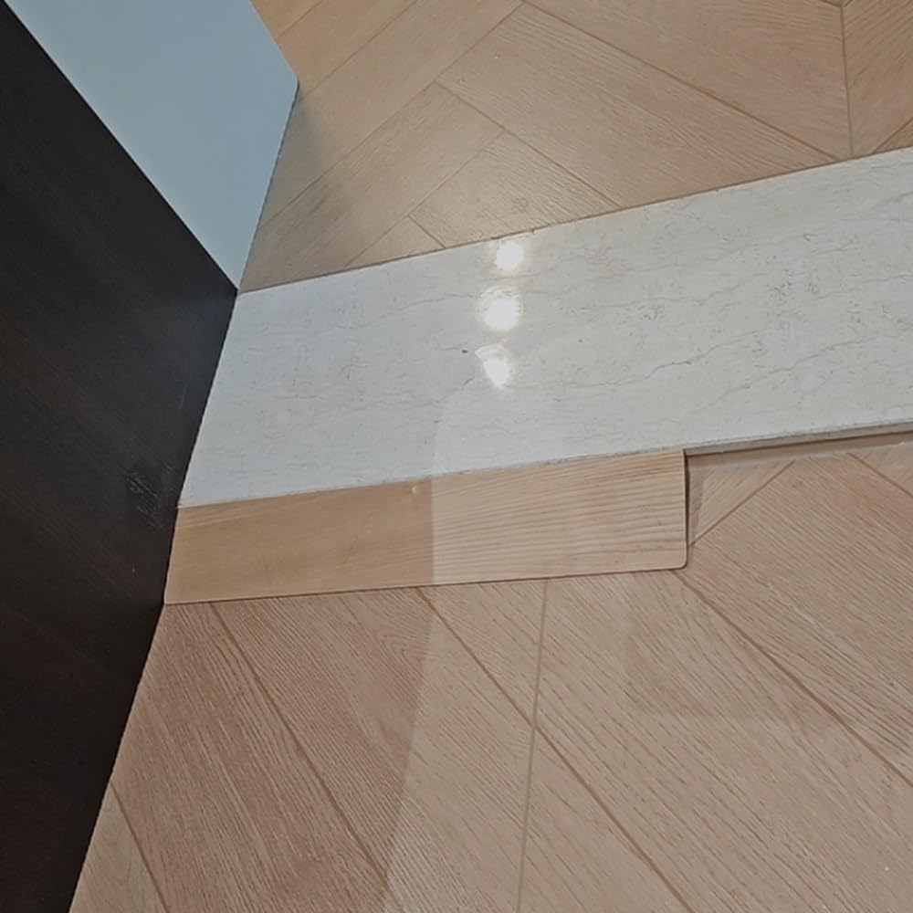 Rampa De Madera De Umbral Rampas De Madera para Entrada, Silla De Ruedas, Andador Rampas De Acceso para Puertas, Entradas, Escalones, Interior Acceso(Color A,60x15x3cm/23.6x6x1.2)