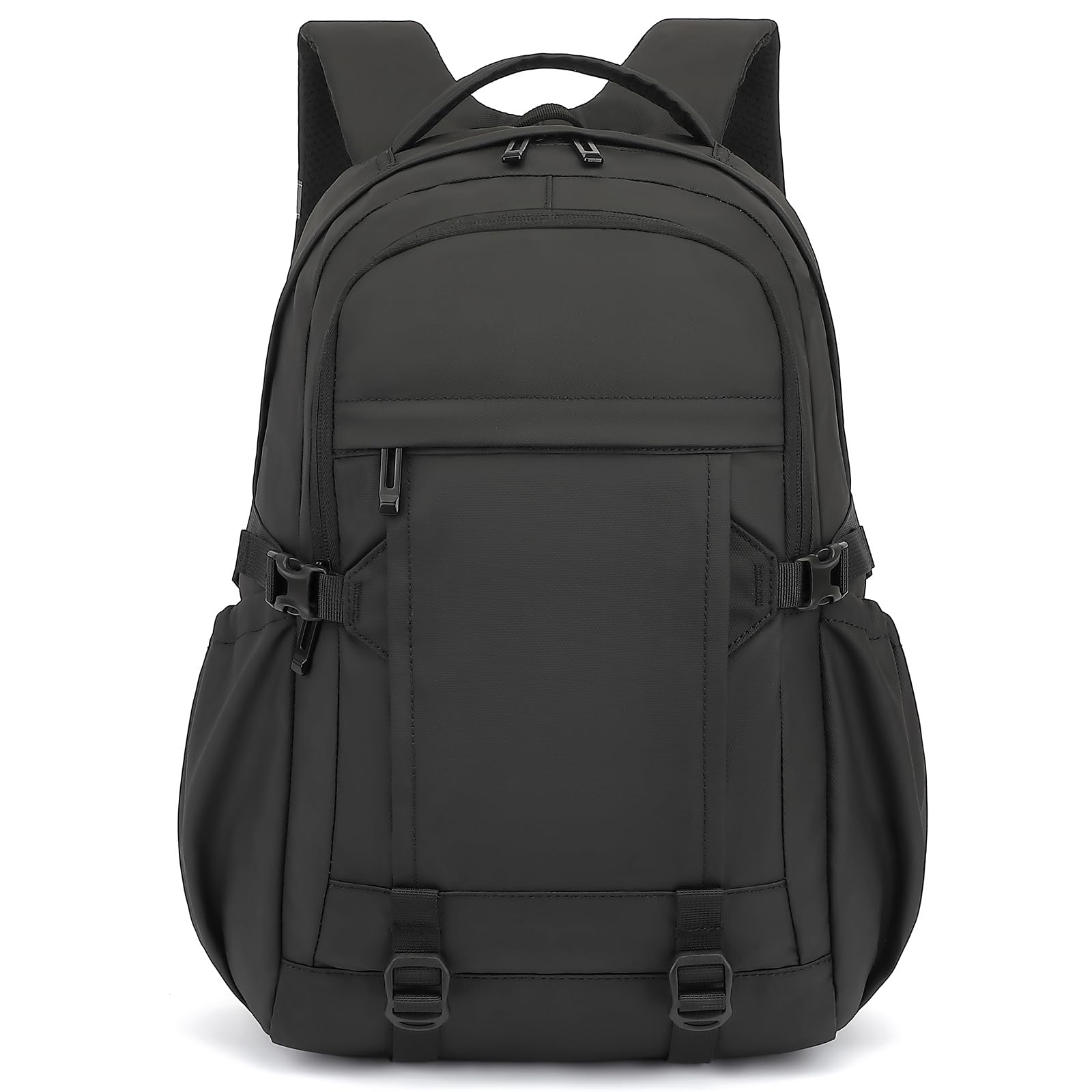 Yusudan Travel Laptop Backpack for Women Men, 15.6 Inch Work Business College Backpacks School Bookbag Casual Daypack (Black)