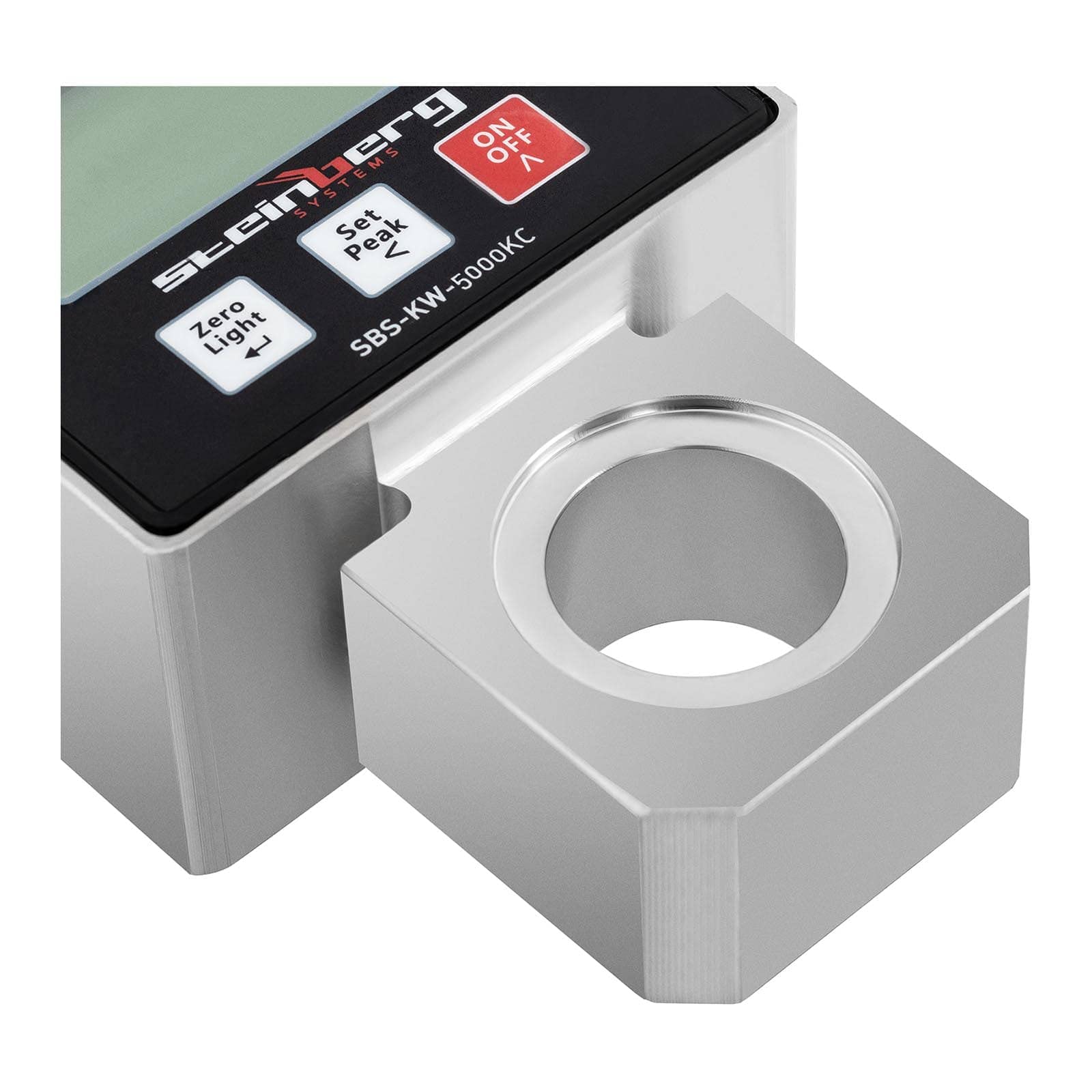 Steinberg Systems Dinamometro Digitale Bilancia Sospesa SBS-KW-5000KC (5.000 kg, Da 1 a 2 kg, Acciaio legato, Plastica, 24 h, LCD con retroilluminazione)