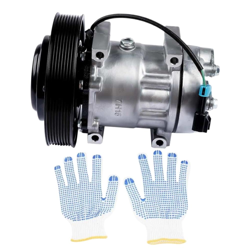 Spnqkxw Onecolor A/C Compressor Replacement Ap03 20721587 Compatible With Vnl 2014 2015 2016 Vah 2011 2012 2013 2014 2015