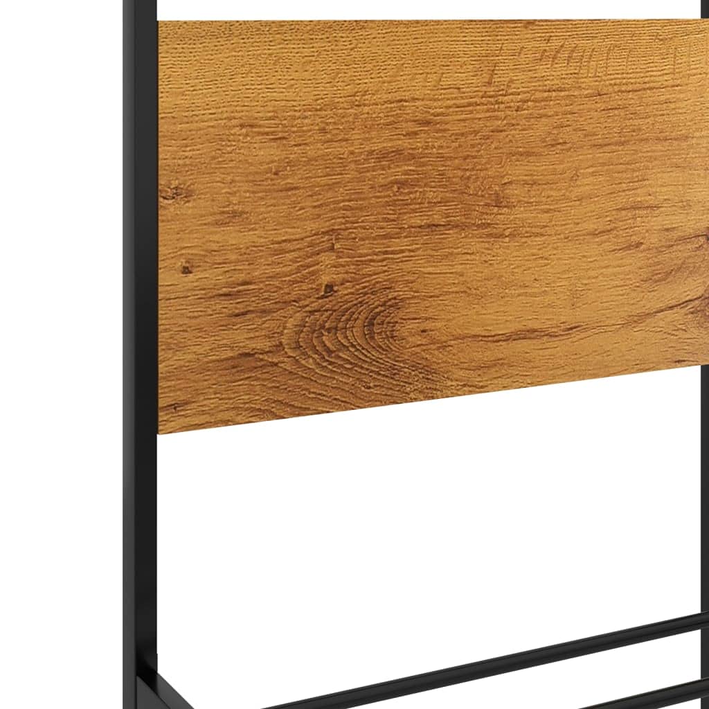 Metalowe łóżko 200 x 200 cm, czarne, ze stabilnym stelażem, malowana proszkowo rama łóżka, nowoczesne łóżko rodzinne zapewnia komfortowy sen, trwała rama łóżka do sypialni