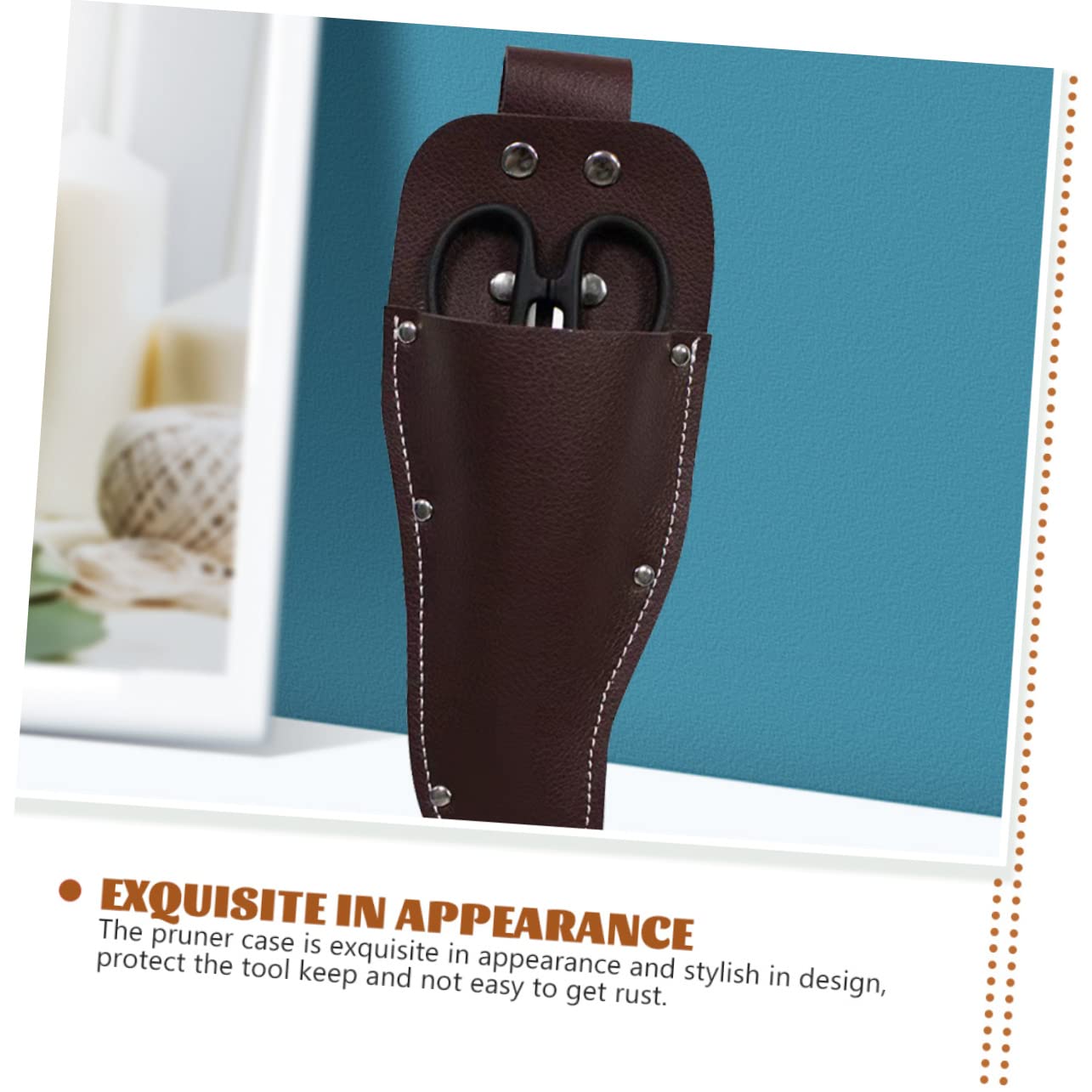 jojofuny 6pièces Pochette pour Sécateurs De Jardin Étui Pratique pour Outils De Jardinage Et Sécurisée pour Ciseaux De Jardinage Et Outils De Couper