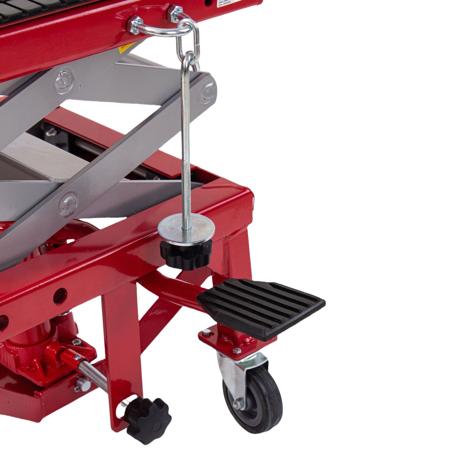 KATSU Tools Cavalletto Idraulico Alzamoto con Ruote, 135 kg