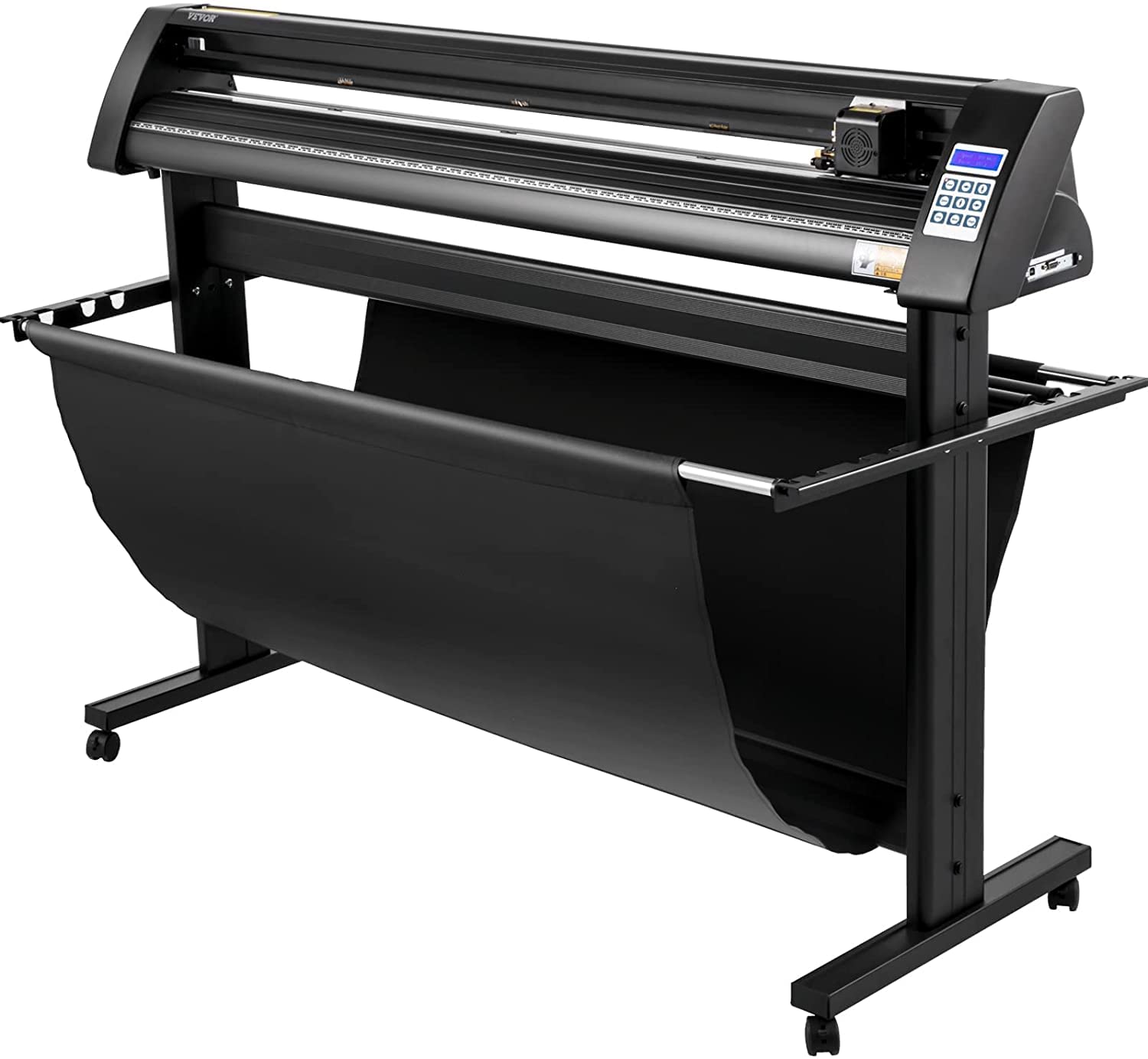 VEVOR Plotter Vinyl-Schneideplotter, 1350 mm, Vinylschneidemaschine, mit Signcut-Software, 95 W, effizient, präzise, mit LED-Digital-Panel zum Plotten und Schneiden