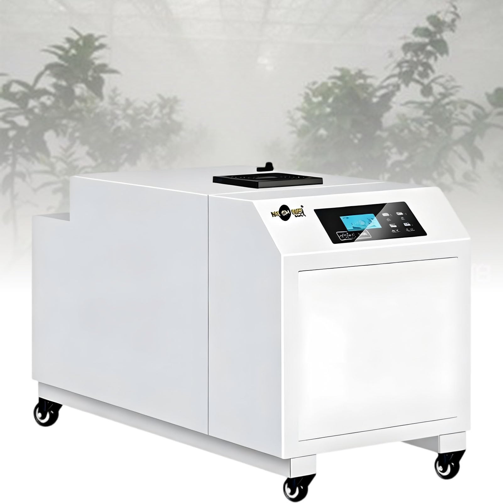 ExoticaBlend Ultrasonic Industrial Agricultural Humidifer Commercial Humidifier for Plants Large Volume Automatic Ultrasonic Mist Maker Airflow for Warehouse Greenhouse Garden 6KG/H