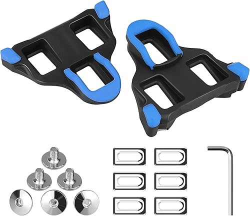 Miniatura 4 de Thinvik Tacos de bicicleta de carretera para Shimano SPD-SL bloqueo Pedales de ciclismo Cleat para Shimano SH10 SH11 SH12 sistema zapatos