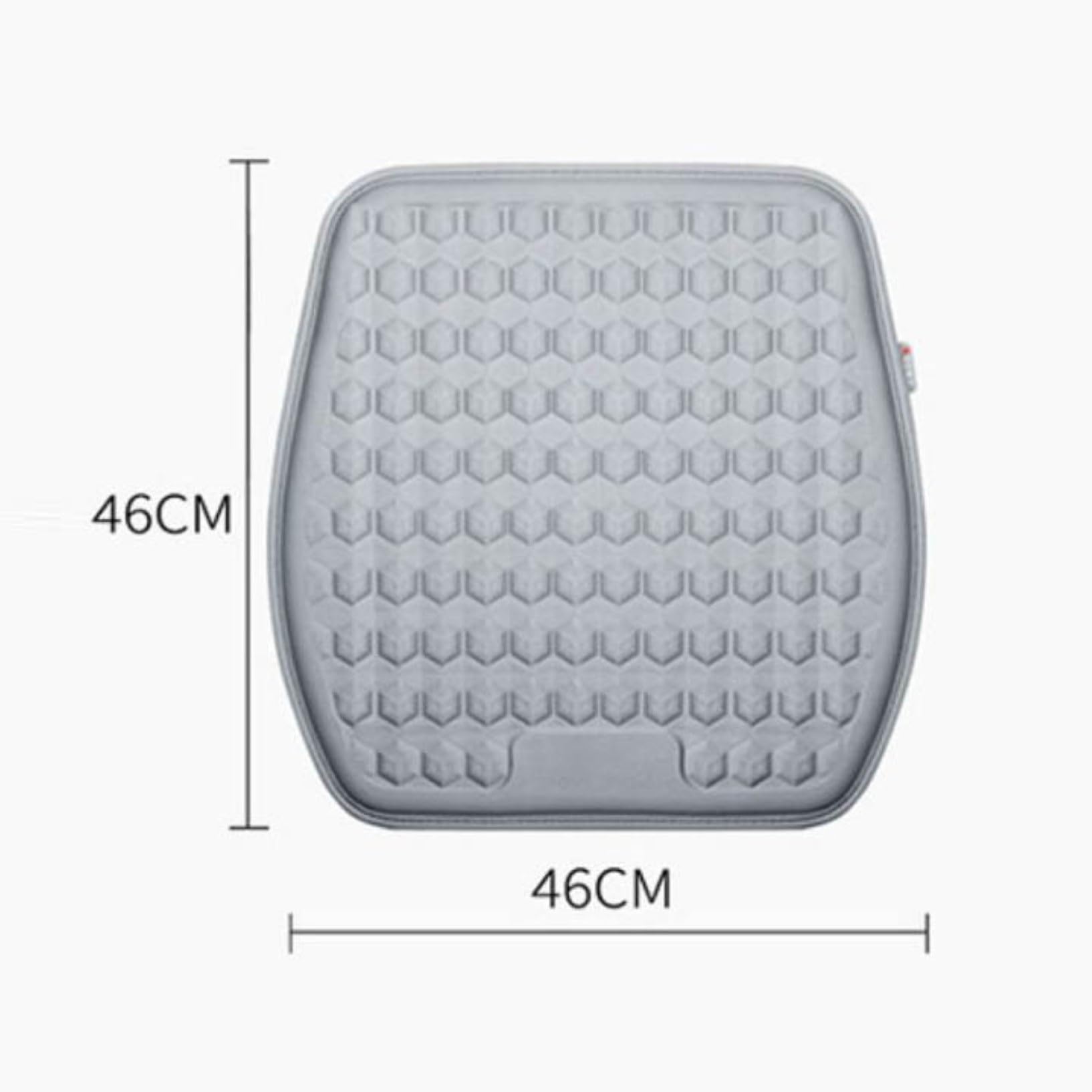 Cojín Asiento Gel para Largas Sentadas Alivio Presión para Espalda,Coxis,Dolor Coxis,Cojín Asiento Camión Refrigeración Cojín Asiento Coche Transpirable(Color:Blue)