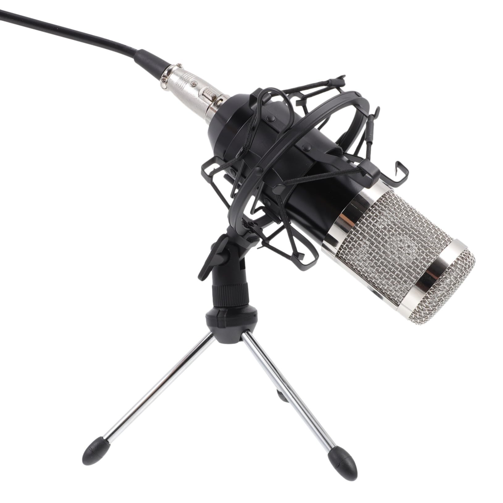 POPETPOP Microfono Condensatore per Riunioni e Spettacoli Kit Microfono Durevole per Ktv e Trasmissioni in Diretta Colore Casuale