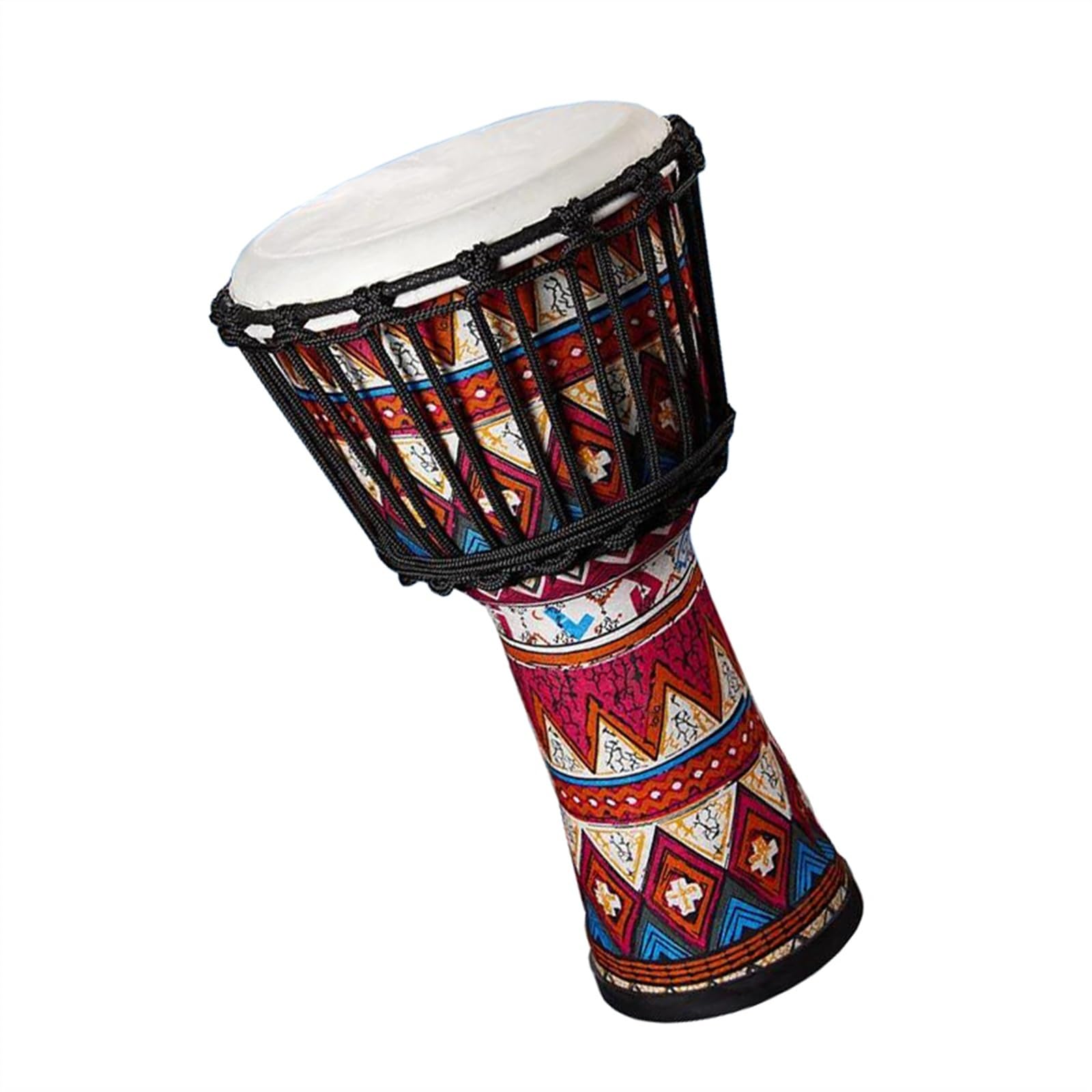 Schaffell Afrikanische Trommel Handtrommel Anfänger Standard 8 Zoll Tamburin Musikinstrument Afrikanische Trommel Instrument (Color : C)