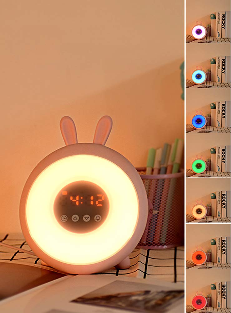 Réveil Sunrise - POPSPO - Réveil Numérique à Lumière - Simulation Aube