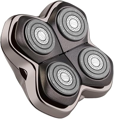 Skull Shaver Baron PRO 4 Head Replacement Blade for Pitbull, Butterfly Kiss, and Palm Electric Razors