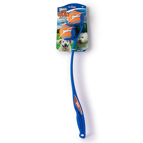 The Duo 22M Double Launcher Dog Toy, 22" Length, Includes