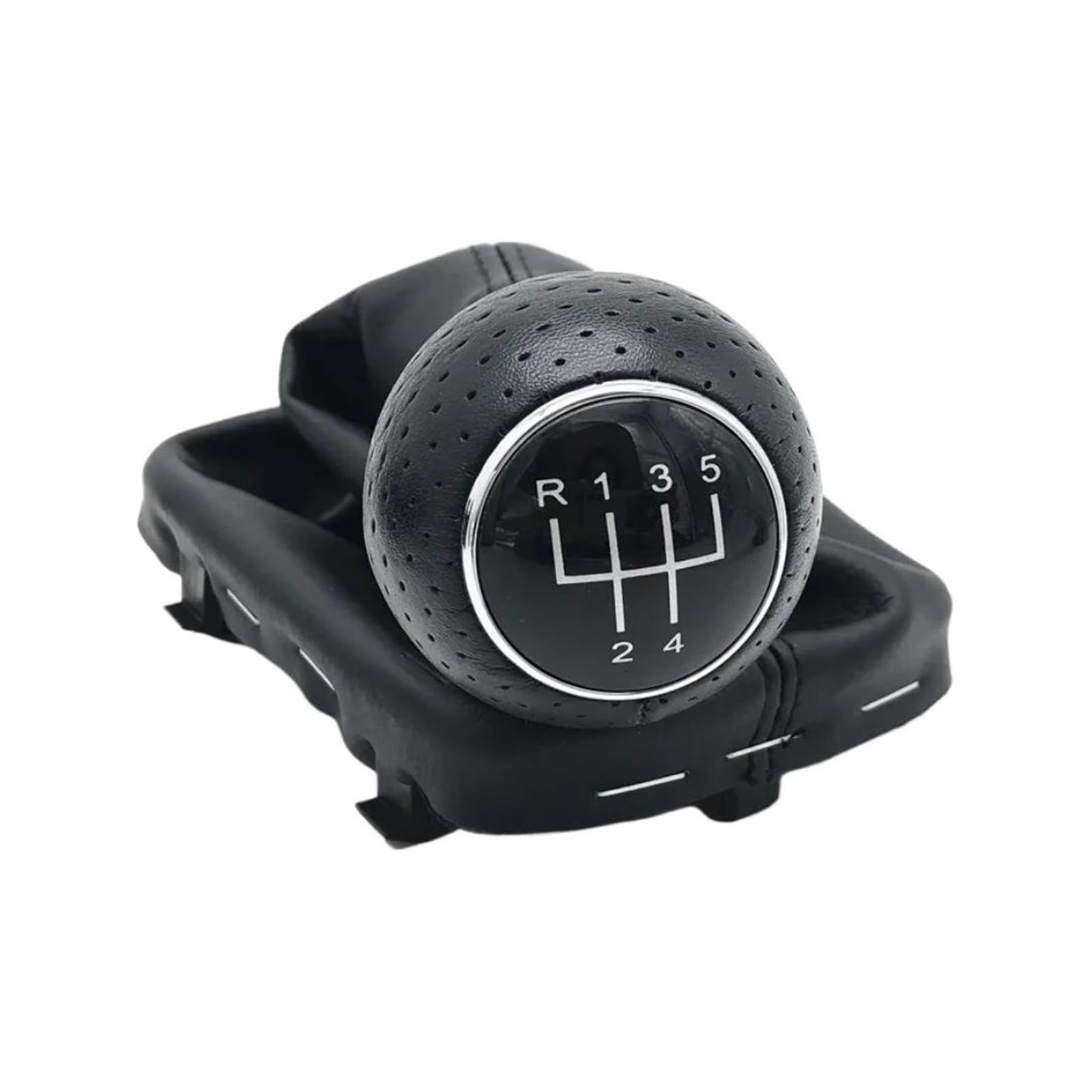 Upgrade Gear Shifter Knob For A3 S3 8L 2001 2002 2003 Black/Silver