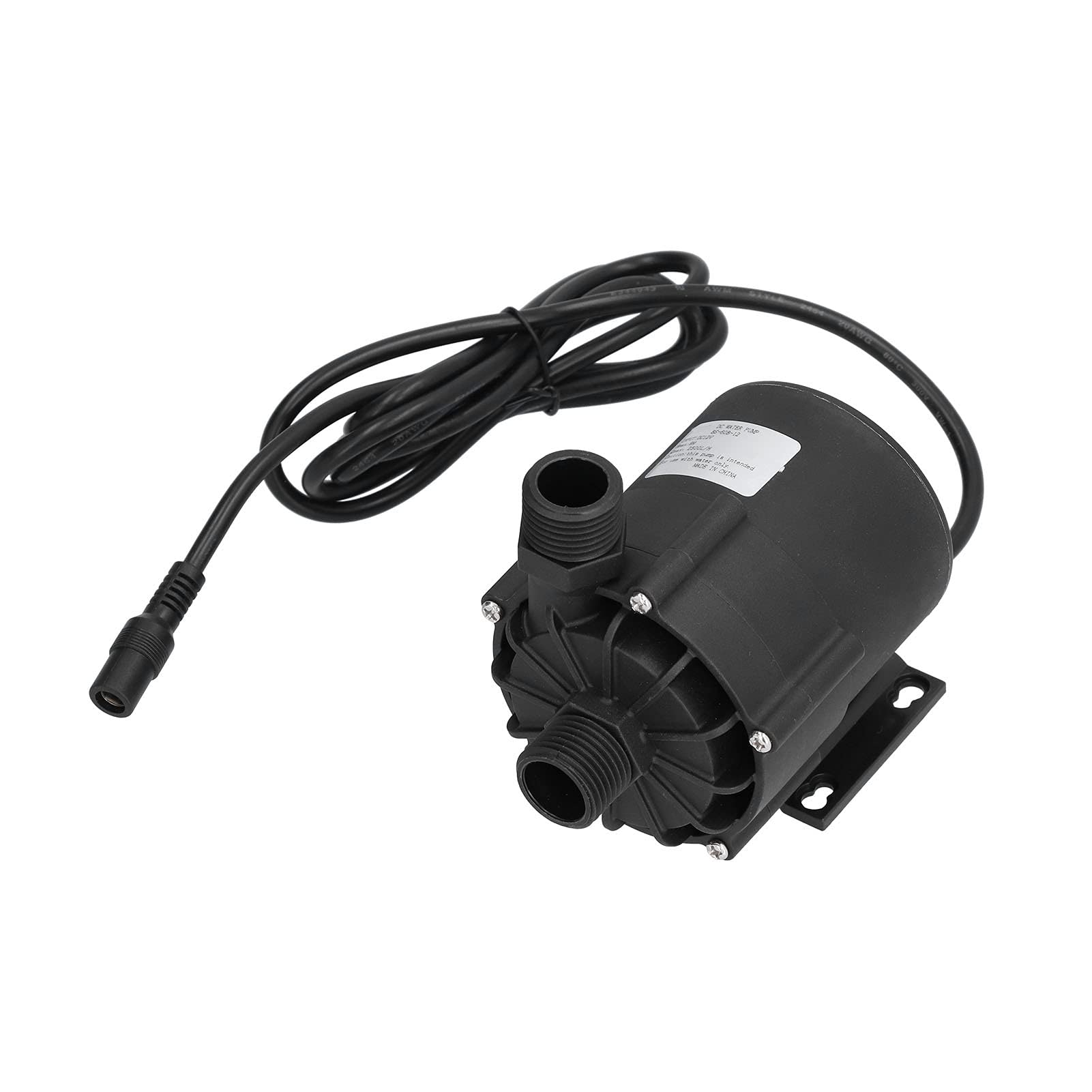 Pompa Dell'acqua DC Senza Spazzole Pompa Dell'acqua DC Senza Spazzole Mini Booster Sommerso per Acquario Grande Flusso 2500 m³ All'ora 12 V BS 60B Plastica Tecnica, Pompa