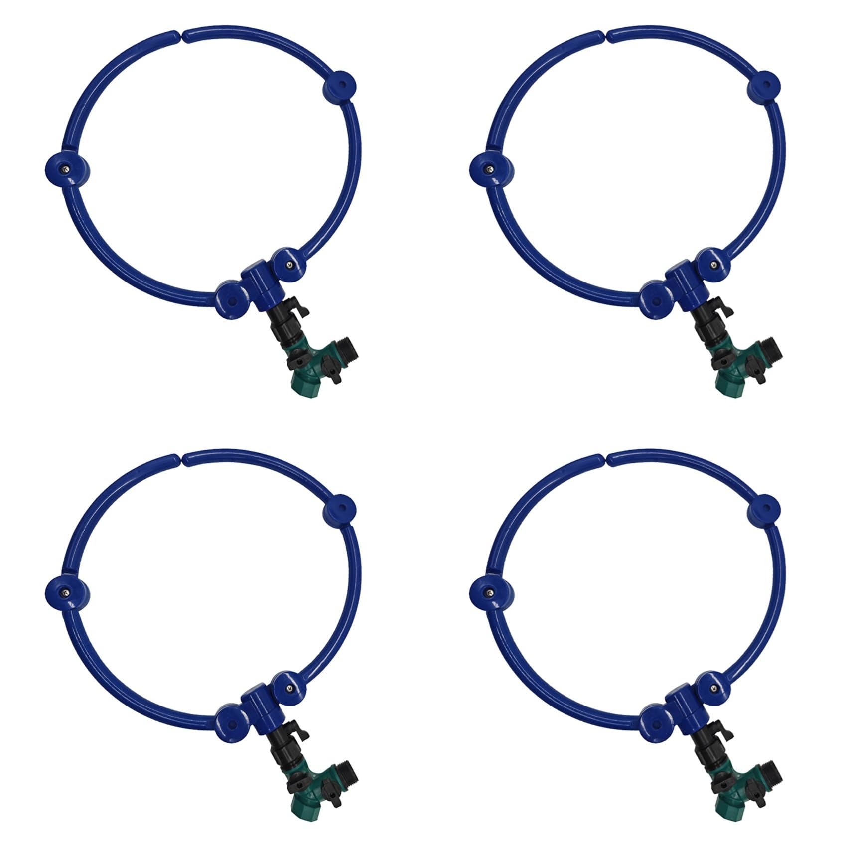 Ctrlzs 4X 360°Tree Water System Tree Root Watering Tool, Ring Circle Sprinkler Irrigation System Targeted Water For