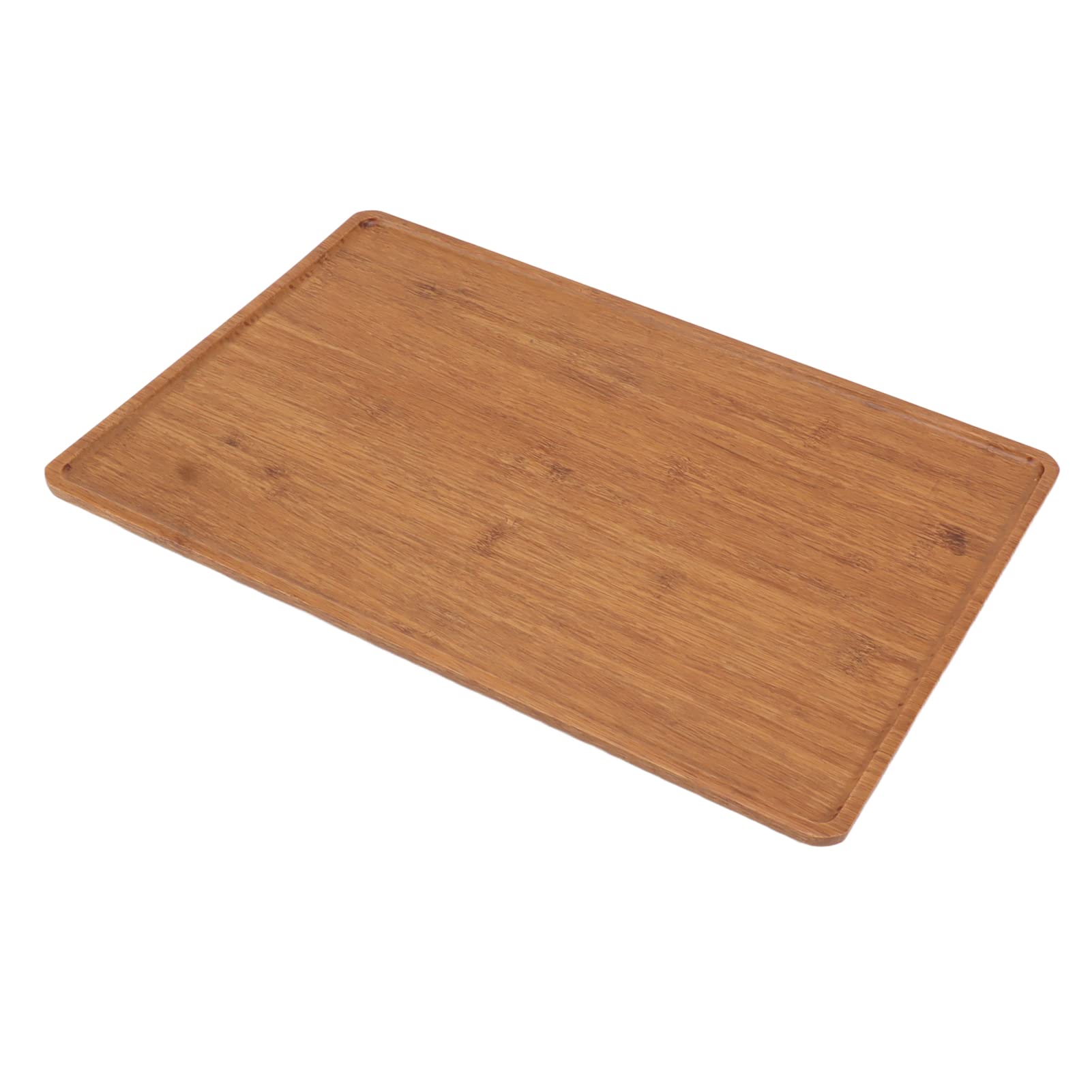 Jeanoko Plateau à Pain, Assiette de Service en Bambou au Joli Design, Large Application pour la Maison (Grand : 50 X 35 X 10 cm / 19,7 X 13,8 X 3,9 Pouces)