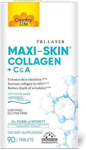 Vida Vida maxi-skin Colágeno + C & A 90 tabs by País País