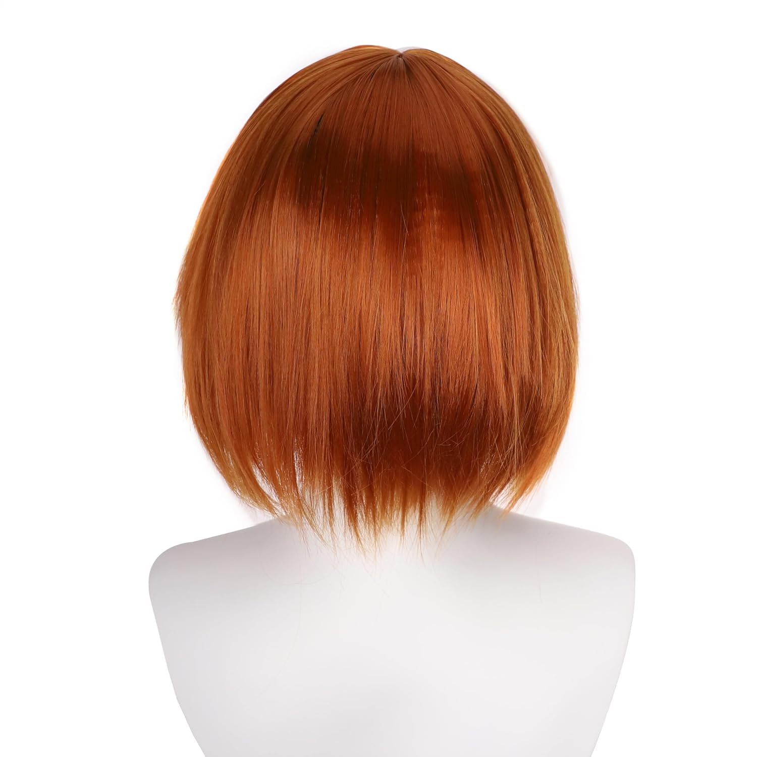 YEESHEDO Evil Killer Doll Wig Short Orange Halloween Wig Anime Cosplay Halloween Costume - Image 4