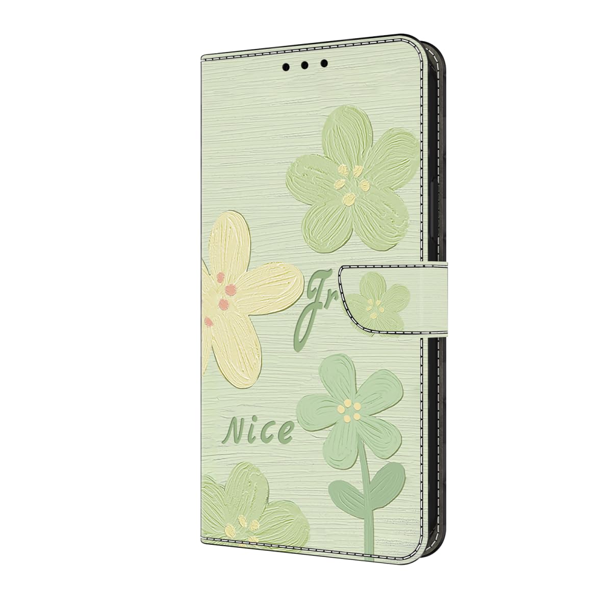 Bnvdfre for Motorola Moto G55 Phone Case Flip Shockproof Cover Art Pattern Protective Card Holder with Magnetic Stand Leather Case for Motorola Moto G55 - Image 2