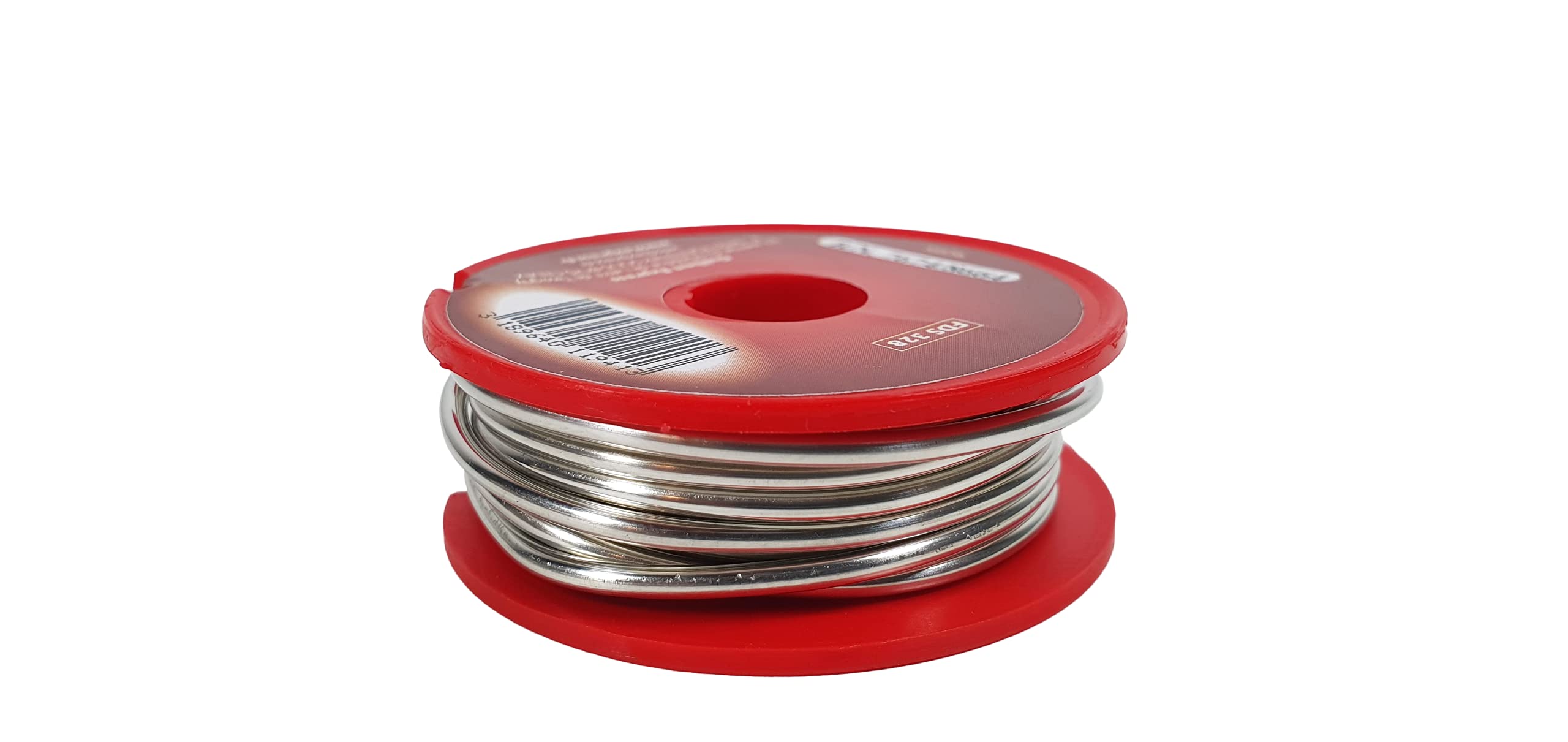 Alambre de Soldadura Multiuso - Hilo de Estaño - Cobre, Latón, Bronce, Acero, Zinc, Acero Inoxidable - 96,5% Estaño y 3,5% Ag (sin Plomo) - 80g - Ø2 mm - Flujo Incorporado - EXPRESS