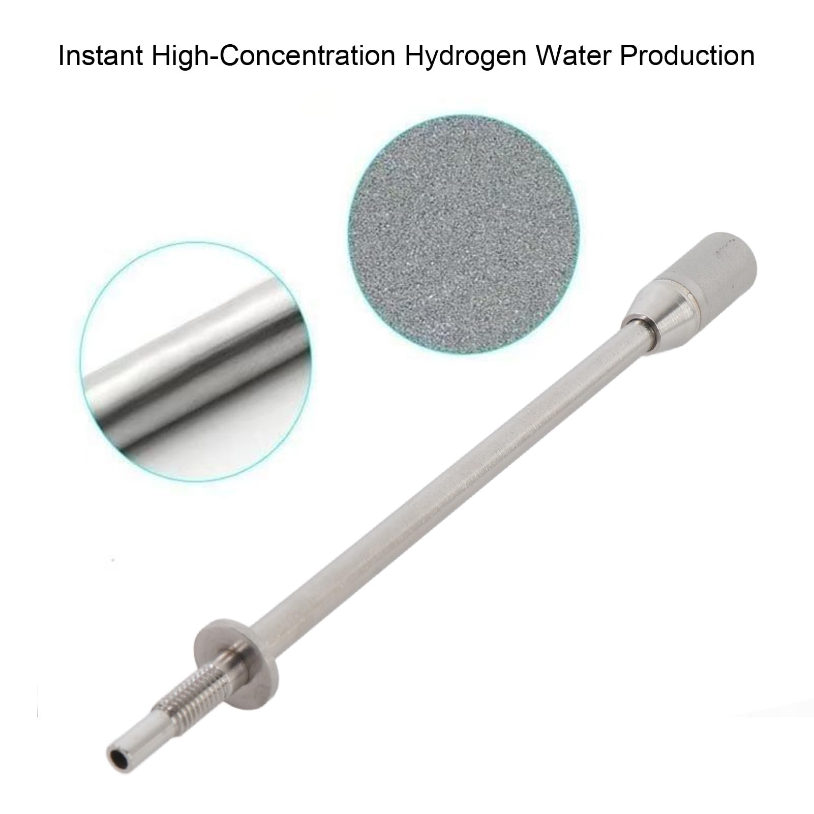 Hydrogen Dissolving Rod, Stainless Steel Rapid Gas Diffusion Long Lasting Enhanced Hydrogen Efficiency with Versatile Compatibility for Hydrogen Water Making Aeration