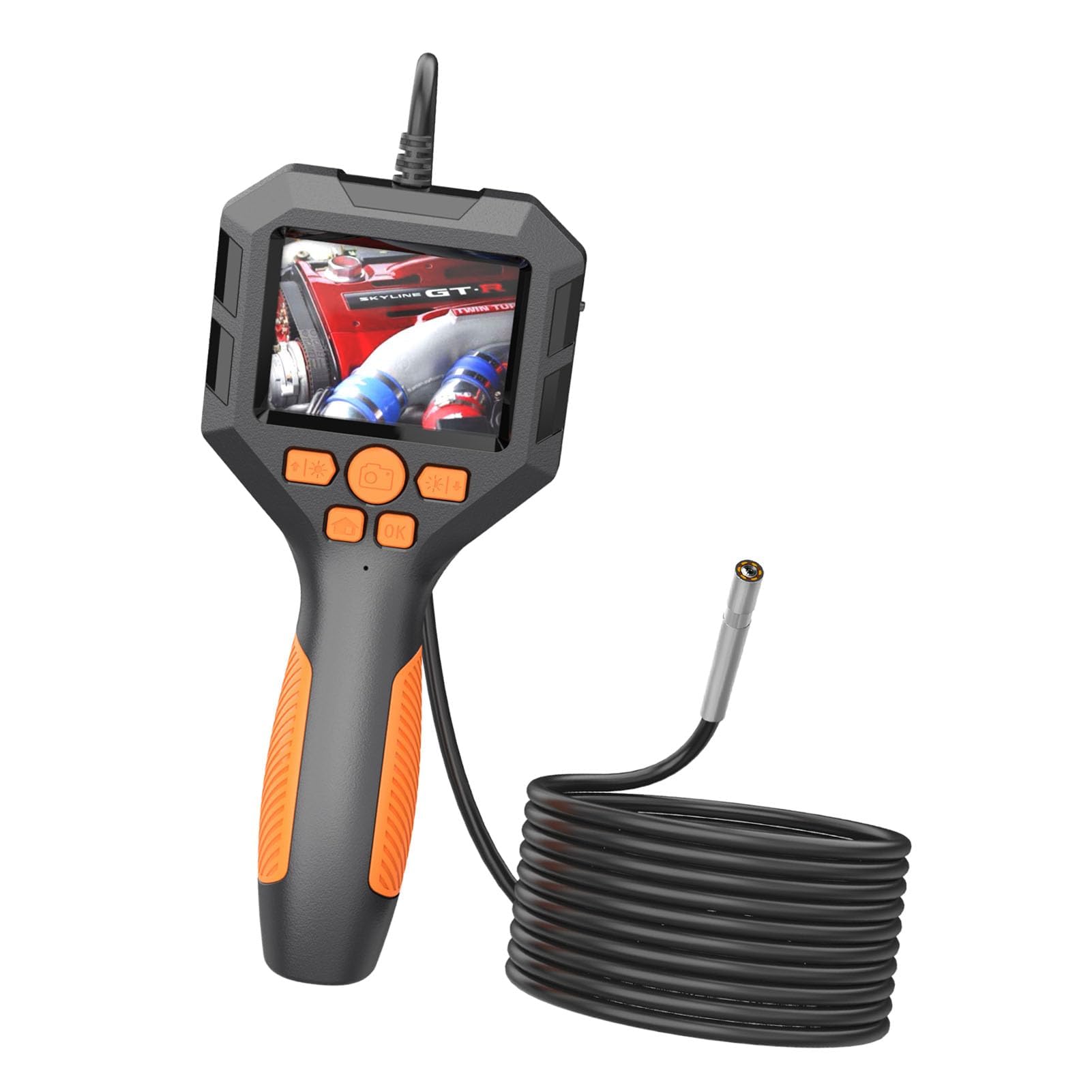 Endoskop Przemysłowy, Endoskop Cyfrowy 1080P, Wodoodporna Kamera Lunetowa IP68, Kamera Elektroniczna, Rejestracja Obrazu Wideo, Ręczna Kamera (Długość kabla 10 m i średnica